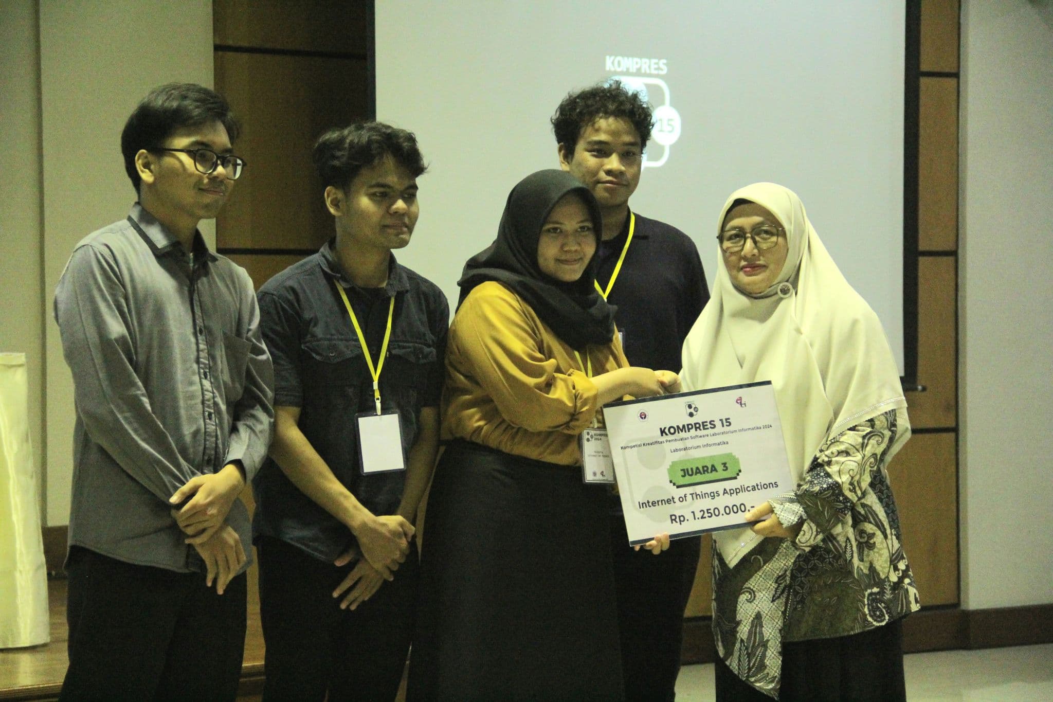 3rd Place IoT - KOMPRES 15 - Achievement by Dimas Febriyanto