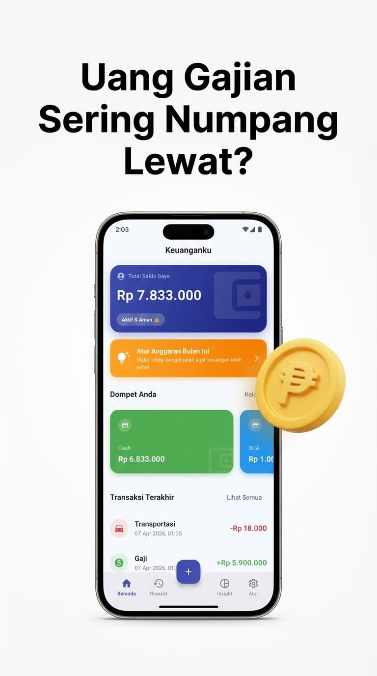 Keuanganku – Personal Finance Management App screenshot 1 - Dimas Febriyanto Portfolio