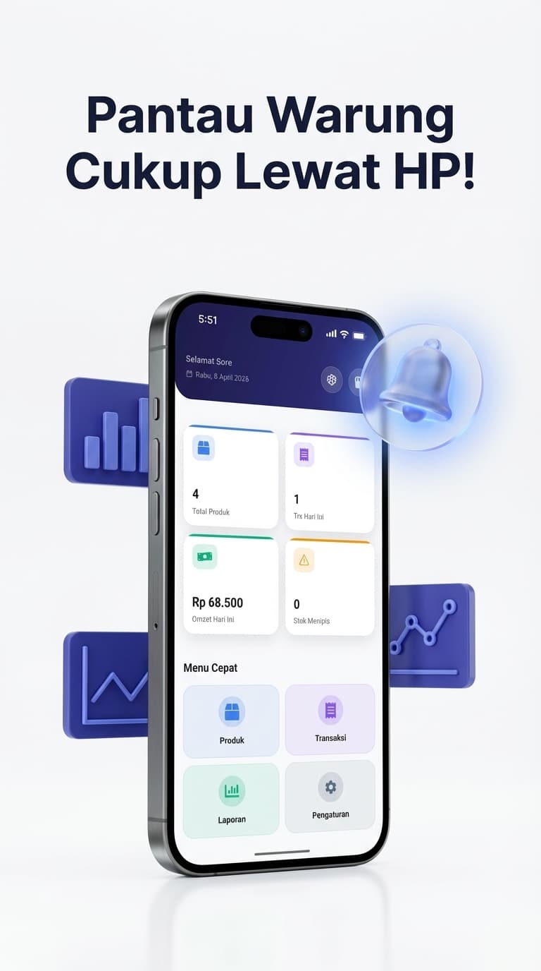 Warung Digital – Digital Grocery Store Management Application screenshot 1 - Dimas Febriyanto Portfolio