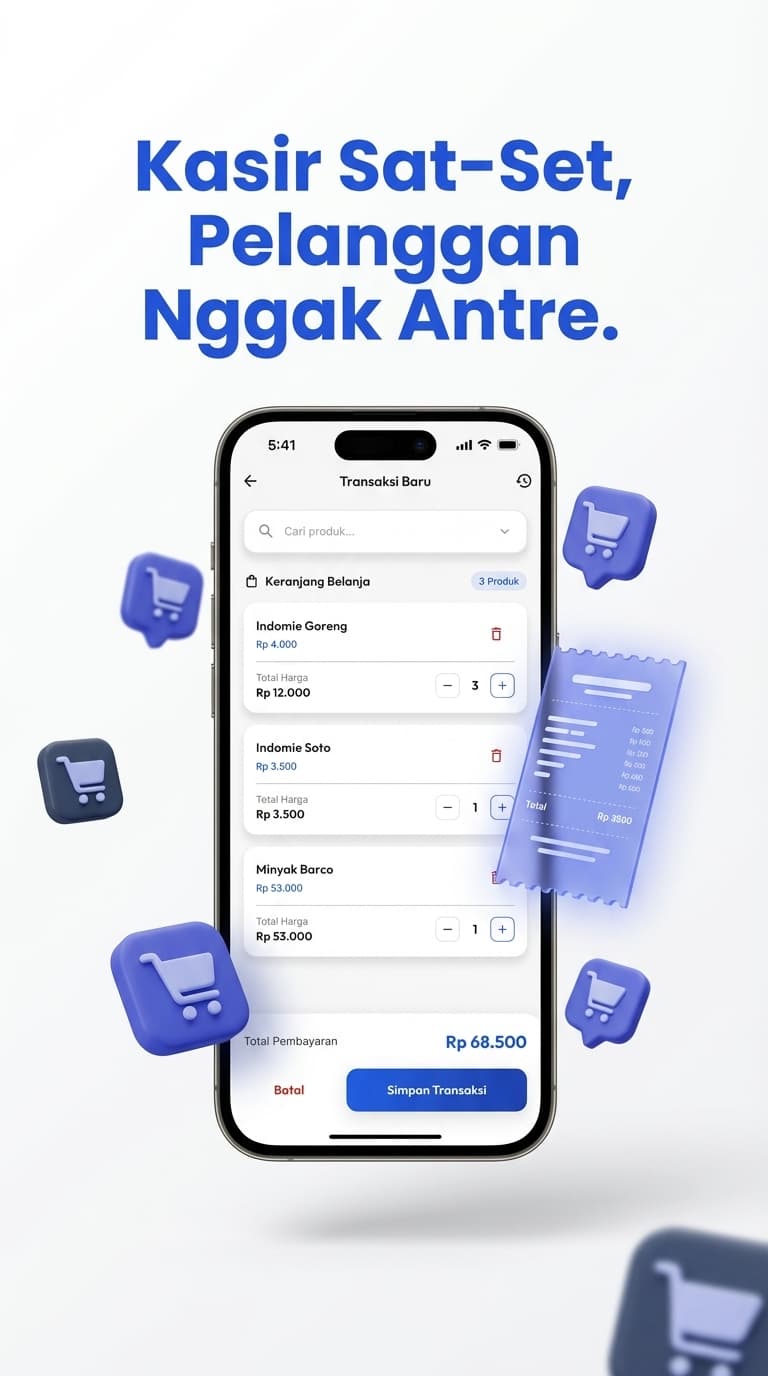Warung Digital – Digital Grocery Store Management Application screenshot 2 - Dimas Febriyanto Portfolio